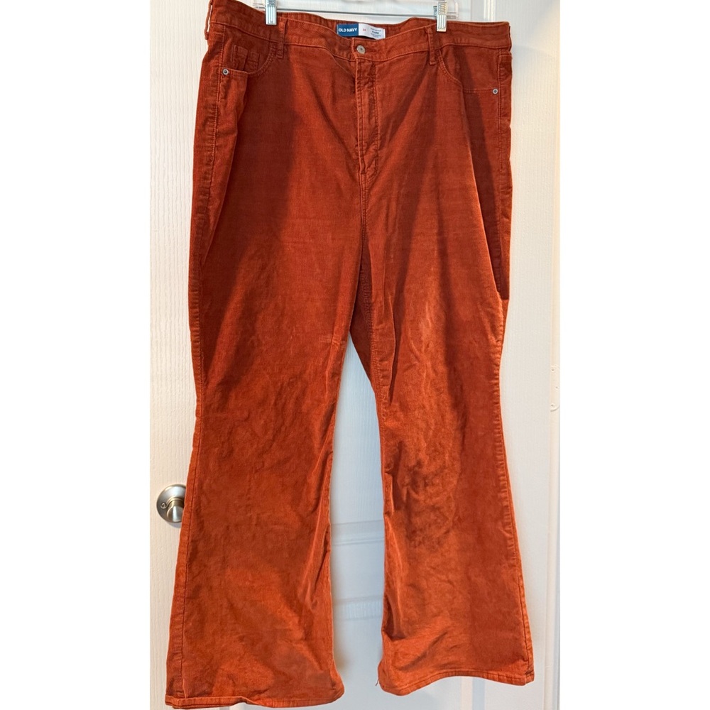 Old Navy Flare Rust Corduroy Pants